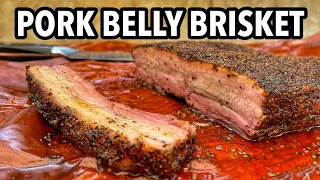 Smoking Pork Belly Like a Brisket in an Offset Smoker