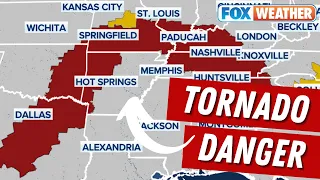 Tornado Watches Issued For Parts Of 10 States