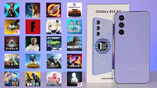 Game Test Samsung Galaxy A54 5G in 20 Games Android Fortnite 4k- PUBG -Genshin- Call of Duty🔥