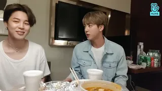 [ENGSUB] BTS Live EAT Jin with Jimin Mukbang   {Full}