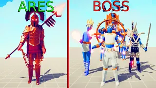 ARES TEAM vs BOSS TEAM | TABS - Totally Accurate Battle Simulator