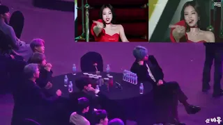 BTS REACTION TO JENNIE - 'SOLO' in 2019 Mnet Gaon Chart Music Awards