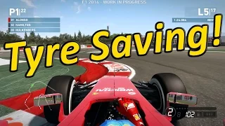 F1 2014 Game: How to Save your Tyres & Fuel