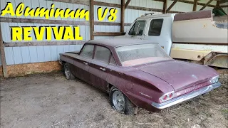 BARNFIND Oldsmobile F-85 First Start in 25 Years!! - Part 1