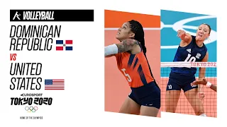 Dominican Republic vs United States | Volleyball Women - Highlights | Olympic Games - Tokyo 2020