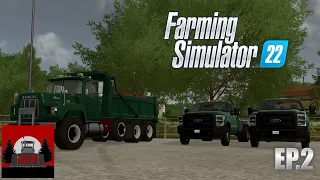 Farming Simulator 22 | EdgeWater Construction Season 2 | EP.2 | A new project with the crew.