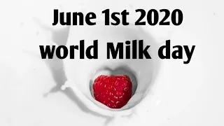 World Milk day l June 1st 2020 world Milk day l world Milk day 2020