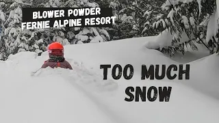 Is Too Much Snow Possible? | Deep Powder Skiing On Christmas Day