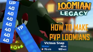 HOW TO MAKE PVP LOOMIANS - Loomian Legacy PVP