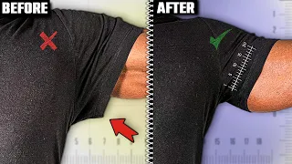 TIGHTEN A T-Shirt Sleeve In 2 Minutes! (PRO Tailoring Tutorial)