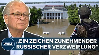 KACHOWKA-STAUDAMM ZERSTÖRT: „Eine Verzweiflungstat - militärisch sinnlos!“ | UKRAINE-KRIEG