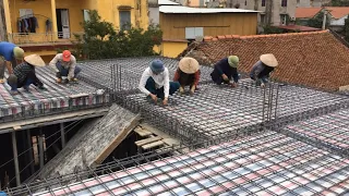 Excellent Construction Techniques For Constructing Concrete Ceiling Floors With Innovative Tools