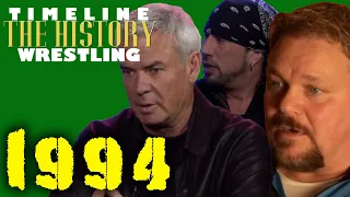 Timeline WRESTLING | 1994 | Eric Bischoff (WCW), Sean Waltman (WWF), Shane Douglas (ECW)