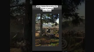 Photoshop Ai completes: Days Gone Cover Art [Generative Fill]  #generativeai