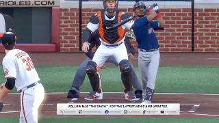 Boston Red Sox vs Baltimore Orioles 5/28/2024 MLB The Show 24 Gameplay