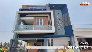 புதிய 3bhk வீடு விற்பனைக்கு|| With INTERIORS || 3 cent Duplex House House for sale in coimbatore