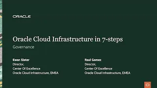 Oracle Cloud Infrastructure (OCI) – governance