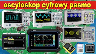 Oscyloskop cyfrowy pomiar pasma UPO1054 UPO1202CS Unit  SDS1102CML+ SDS1202X E Siglent Firsi-1013D