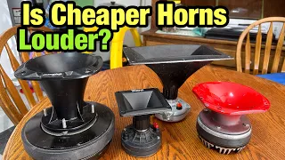 Cheaper Horn Drivers VS Expensive Horn Driver test