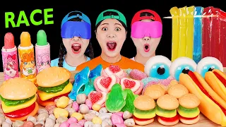 Mukbang Candy Race 젤리 캔디 대결 먹방 DONA 도나