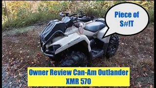 Can Am Outlander XMR 570 - Review and Ride - Is it a good unit???  Is it Junk??? 2023 Last V Twin