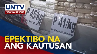 Price limit sa bigas, epektibo na; mga pamilihan, ininspeksyon ng DTI at DILG