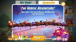 The Heroic Adventure (2023-10 rerun)- Levels 1-8 with all hats - Angry Birds 2