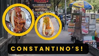 Constantino's Dirty Water Hot Dog Cart!  | NYC Hot Dog Stands