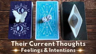 Their THOUGHTS 💭 FEELINGS ♥️ INTENTIONS 👀 Current Energy 💫 Pick a card Tarot Love Reading