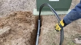 DIY Pulling Buriable Electrical through PVC