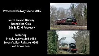 South Devon Railway Branchline Gala 15th & 22nd February