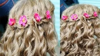 Easy Step by Step Waterfall Braid Tutorial Curly Hair Version