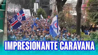 ¡CARAVANA CELESTE IMPRESIONANTE! | Cruz Azul vs Pumas Clausura 2024 | LA MEJOR AFICIÓN DE MÉXICO