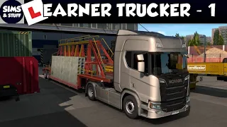 Euro Truck Sim 2 - Learner Trucker - Lesson 1 - Scania To Sheffield