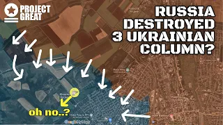 Russia Destroyed 3 Ukrainian Column In Bakhmut? Russia's Multiple Advance In North & South Of City