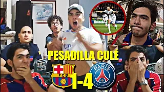 REACCIÓN BARÇA 1 - 4 PSG | Madridistas vs Culés | 4TOS de Champions 2024 VUELTA| Videoreaccion