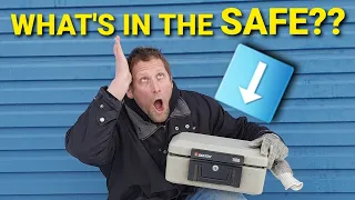SAFE- LOCKBOX Found in Abandoned Storage Unit, You WON'T BELIEVE WHAT OWNER LEFT? Unboxing Challenge