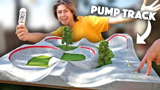 D.I.Y FINGERBOARD PUMP TRACK!