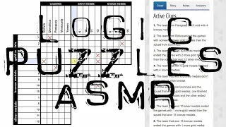 More Logic Puzzles/ Quizzles | ASMR