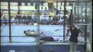 Rick Martel vs. The Natural (Jackyl/Cyrus/Don Callis) cage match MB 1996