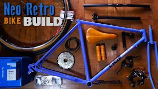 Restoring and modernizing vintage touring bicycle frame | Neo Retro Gravel Hybrid Bike |