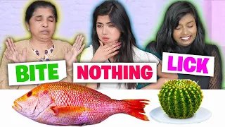 EXTREME Bite, Lick, Nothing Challenge | *ye kya khila diya*🤢