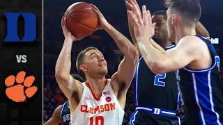 Duke vs. Clemson Men's Basketball Highlights (2019-20)