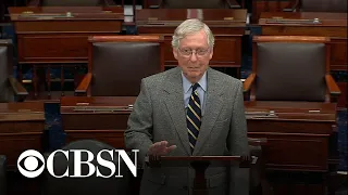 Mitch McConnell says Senate can't hold trial without the articles of impeachment