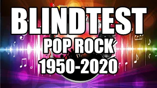 Blindtest International medium - 1950-2020 - Pop rock (guess the song)