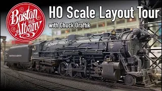 Boston & Albany Railroad HO Scale Layout Tour with Chuck Oraftik New York Central
