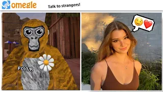 Trolling People With GORILLA TAG On OMEGLE...