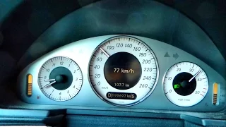 Mercedes E320 W211 CDI acceleration 0-100 km/h (0-60 mph)