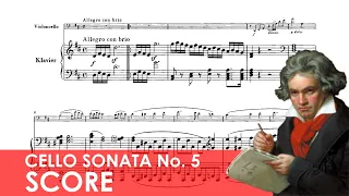 BEETHOVEN Cello Sonata No. 5 in D major (Op. 102, No. 2) Score
