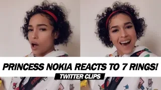 Princess Nokia reacts to Ariana Grande's  7 Rings Song! | Viral Video!